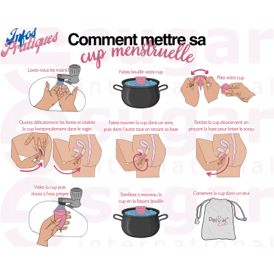 Guide pratique : comment mettre sa coupe menstruelle